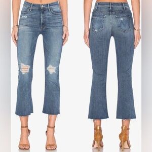 MOTHER The Hustler Ankle Fray Jeans  in Songs of the Cowboys Size 27